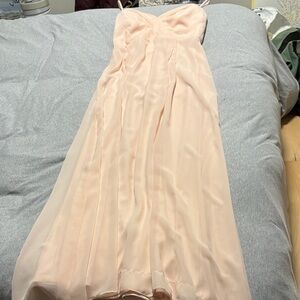 Levkoff Blush Pink Bridesmaid DRESS